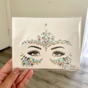 Brand new face rave jewel accessory